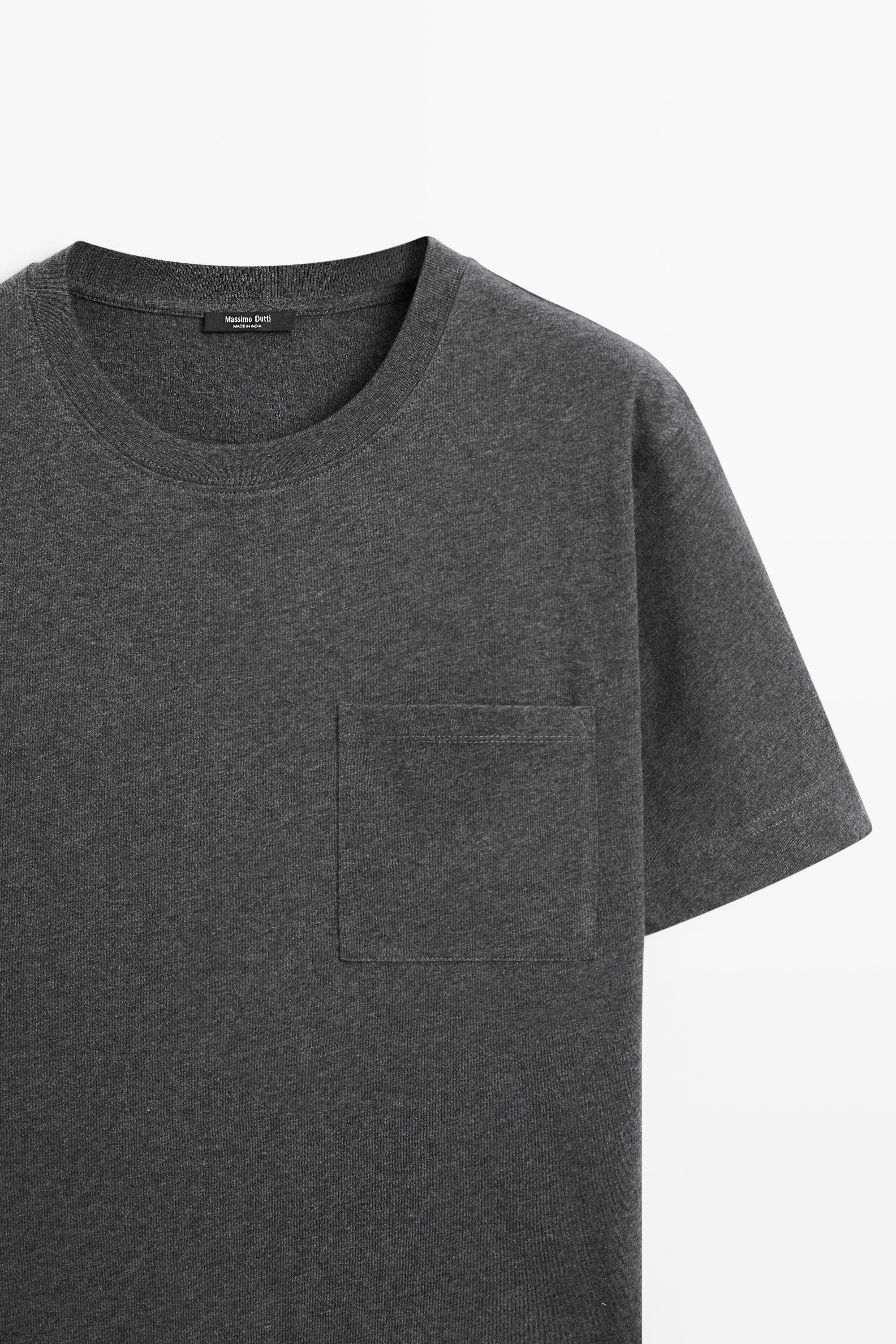 Short sleeve T-shirt with pocket detail
